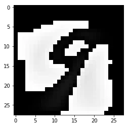 Second eigendigit showing a ghostly 9 shape